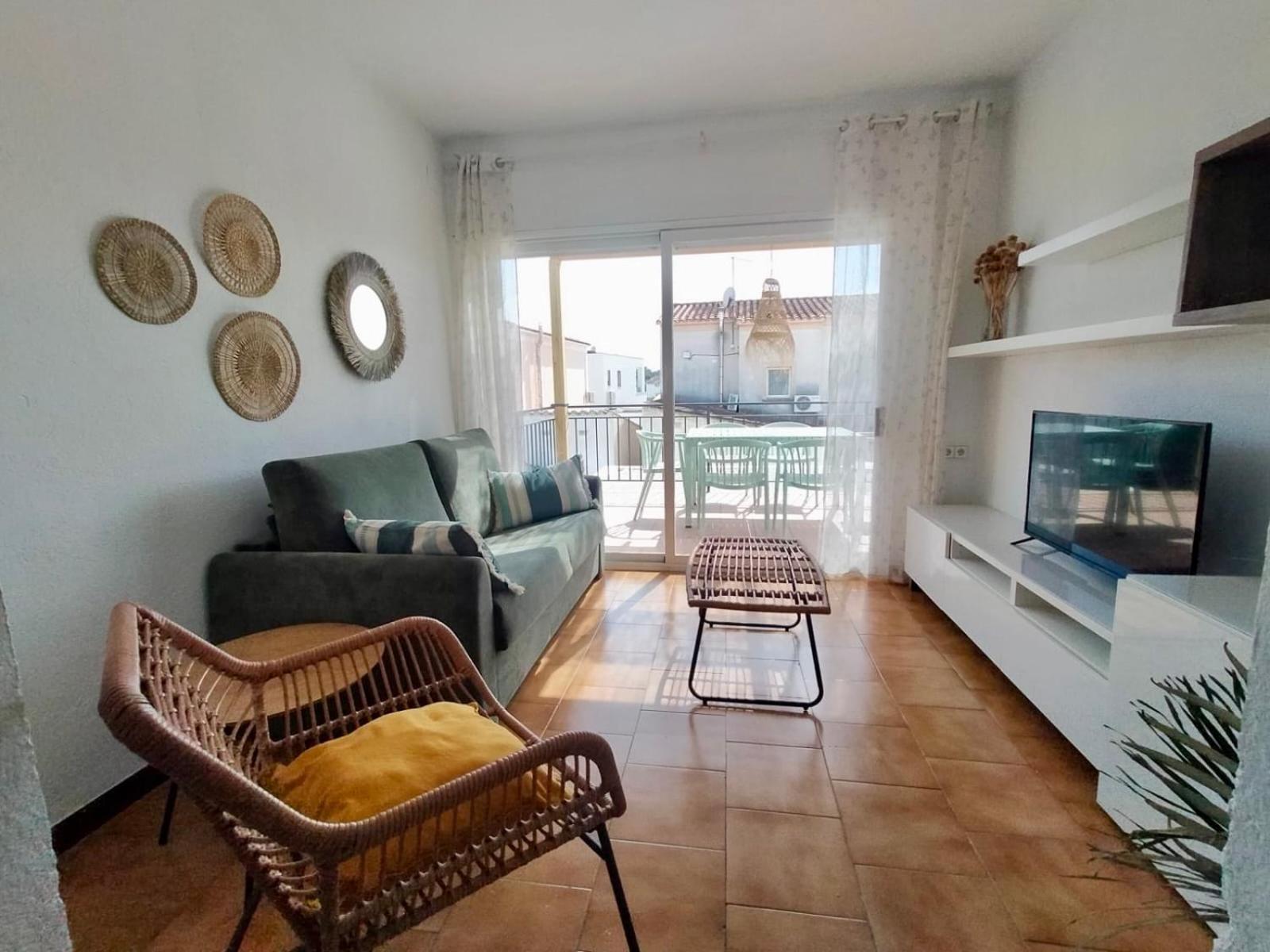 Gorgot P1 I Apartamento Con Terraza Y Piscina Comunitaria Cerca De La Playa Empuriabrava Bagian luar foto